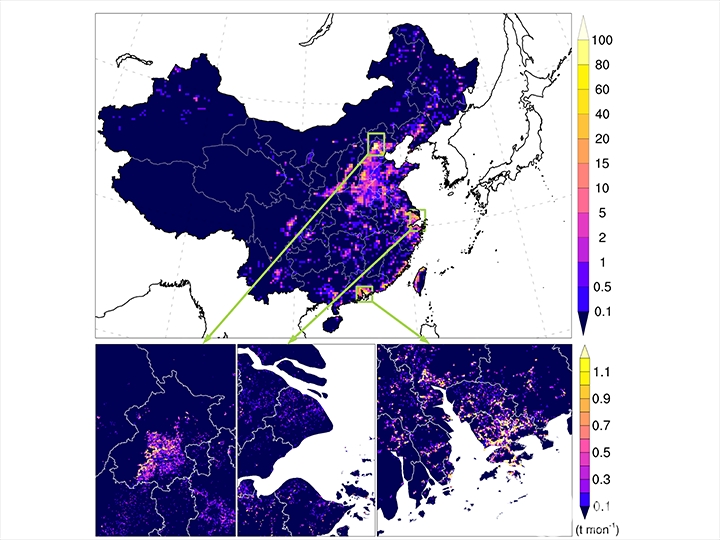 中国海洋大学在城市绿地天然源排放清单研究方面取得新进展