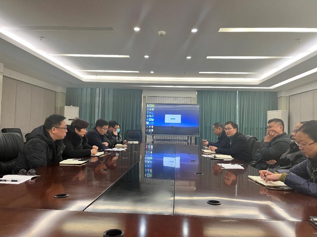 学校组织参加全省校园安全工作视频调度会