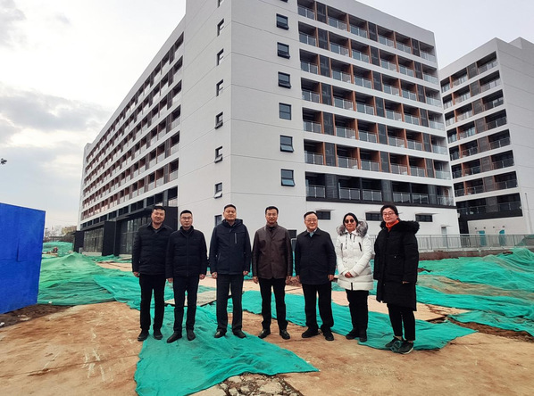 校长陈发棣调研卫岗校区新落成楼宇