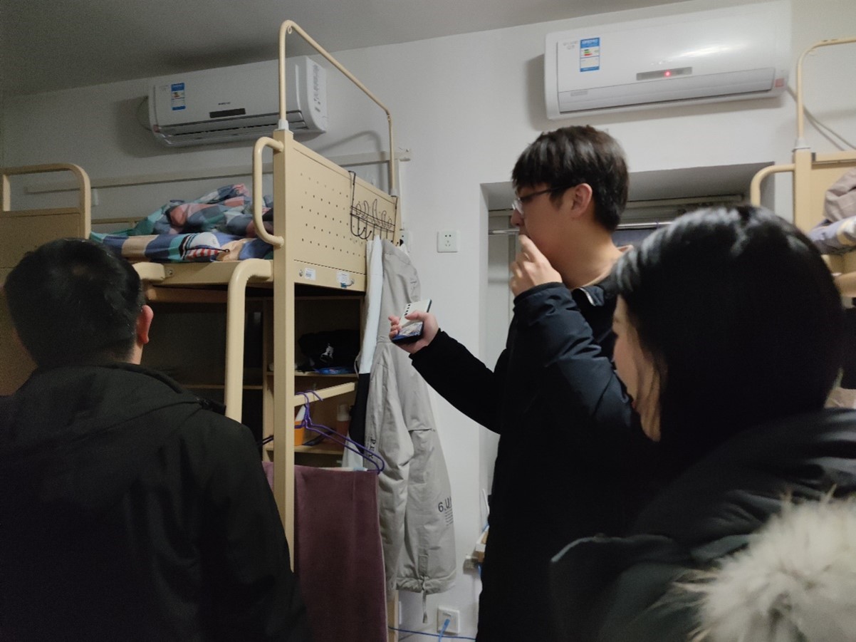 人工智能学院春节前学生宿舍安全检查