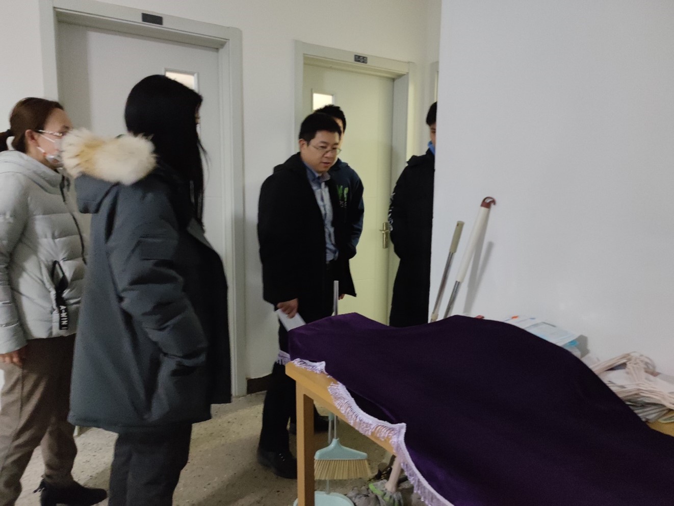 人工智能学院春节前学生宿舍安全检查
