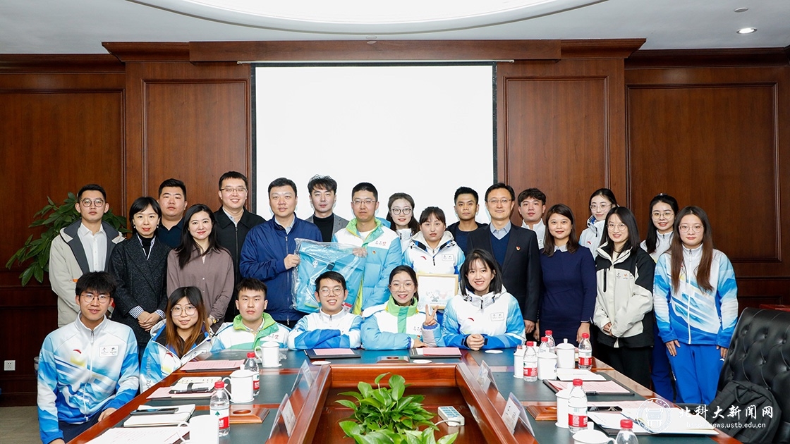 团市委领导慰问我校冬奥会志愿者