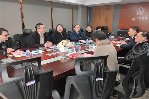 上海市社联领导一行到人文学院考察交流