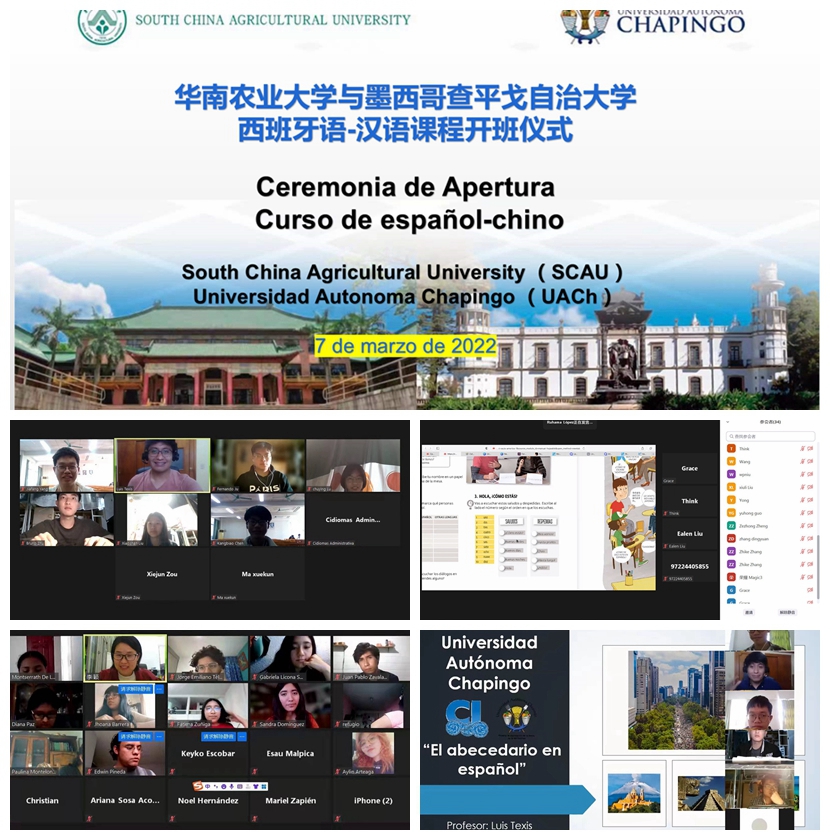 我校与墨西哥查平戈自治大学启动西班牙语-汉语教学交换项目