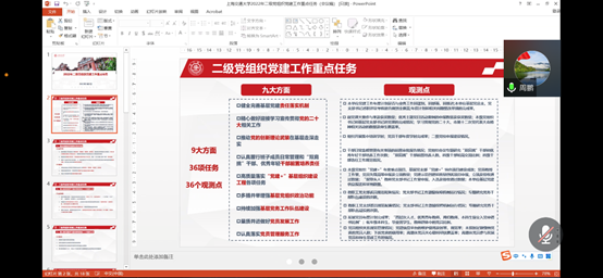 上海交大出版社召开党支部书记视频工作例会