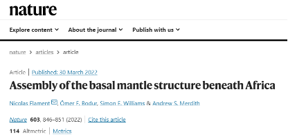 我校教授在《自然》杂志合作发表文章