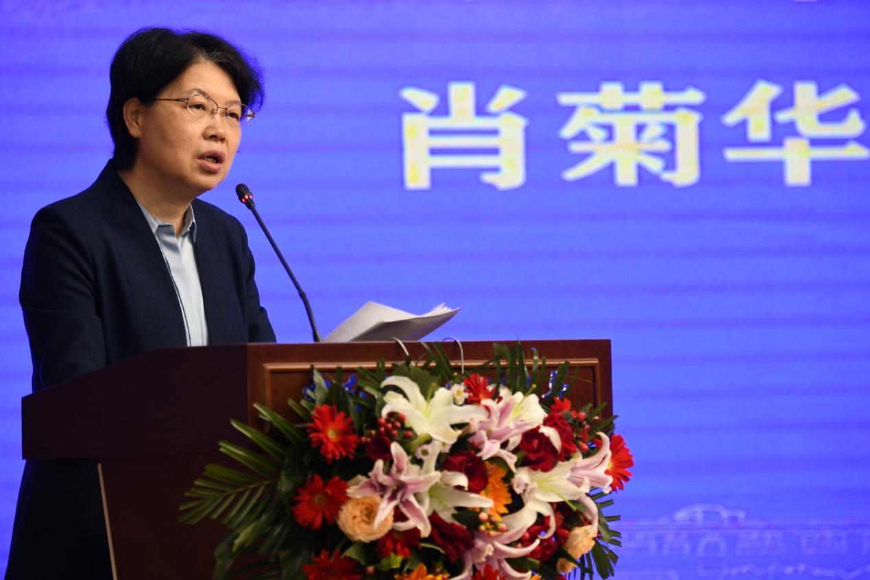 湖北省副省长肖菊华来校调研并出席部省高校共建新文科“社会治理法学”专业启动会