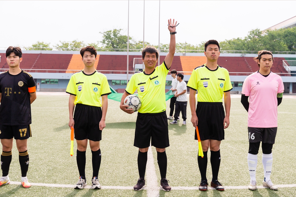 2022“狮子山杯”足球赛（本科生）男足比赛揭幕