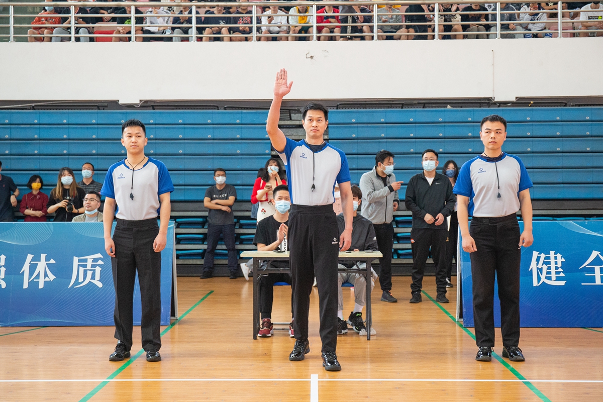 2022“狮子山杯”篮球赛（本科生）男篮比赛揭幕