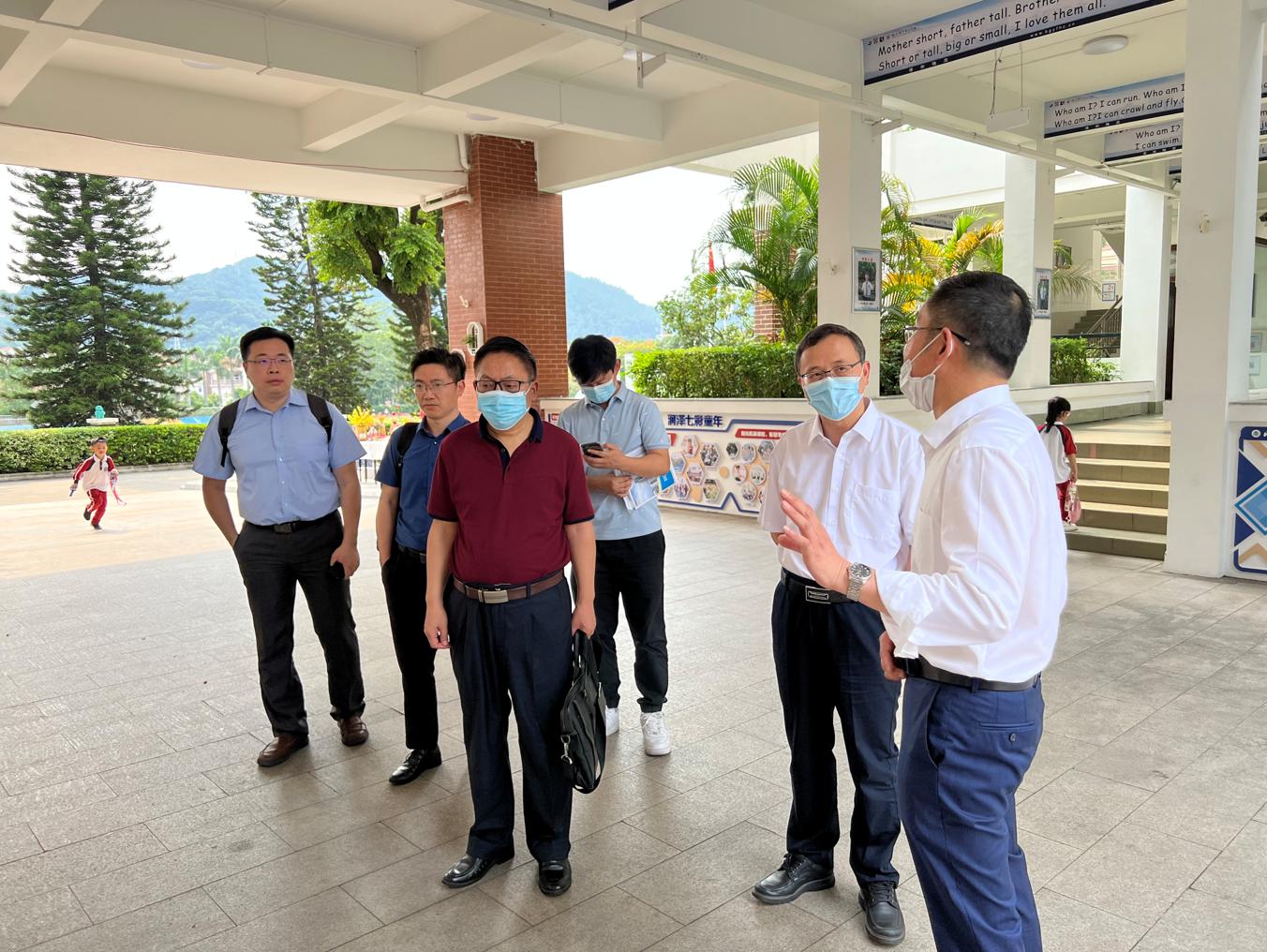 【访企拓岗促就业】副校长吴开俊带队走访广州市增城区凤凰城中英文学校