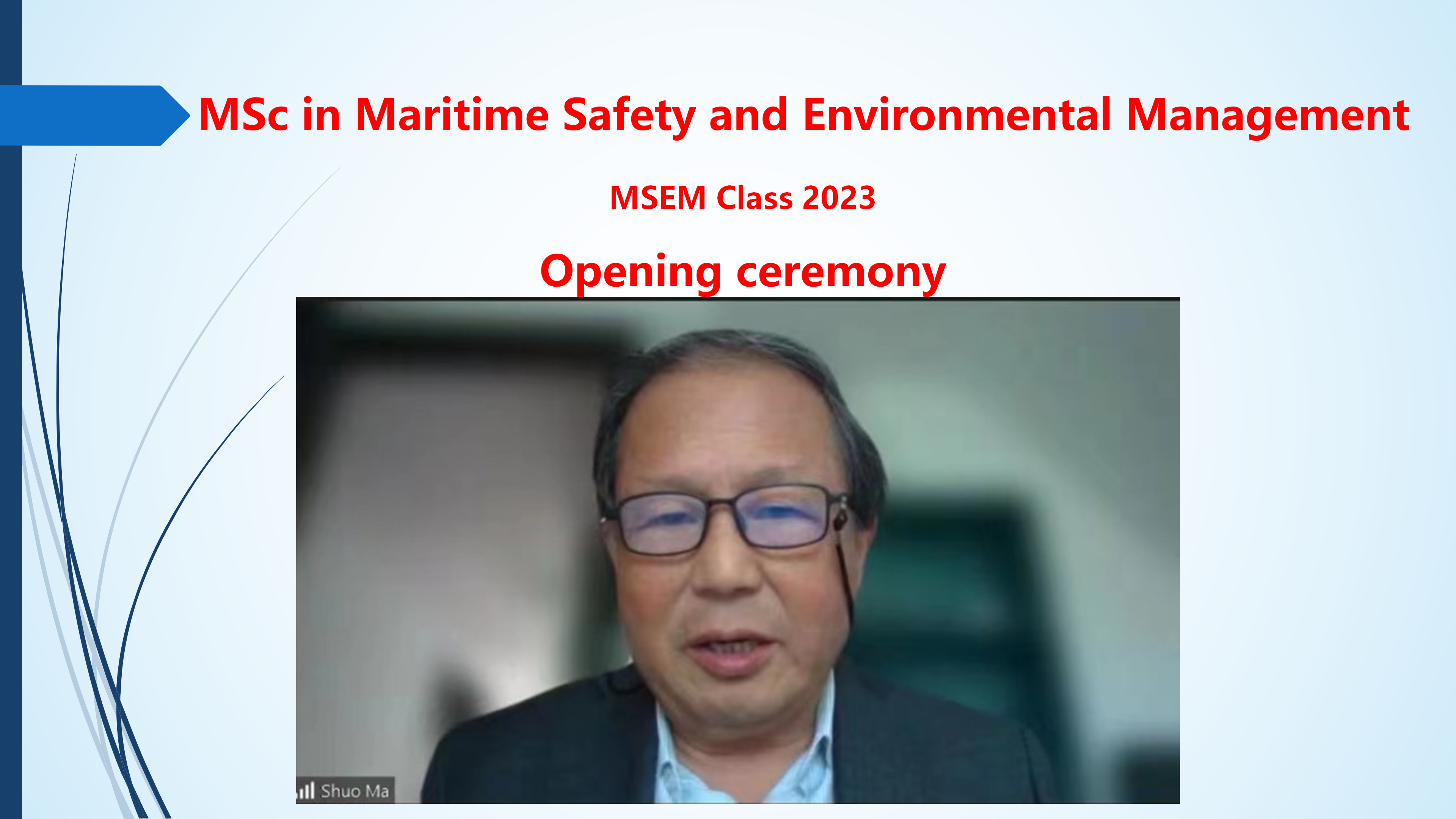 我校举行第十八期“海上安全与环境管理”中外合作办学硕士项目开班仪式