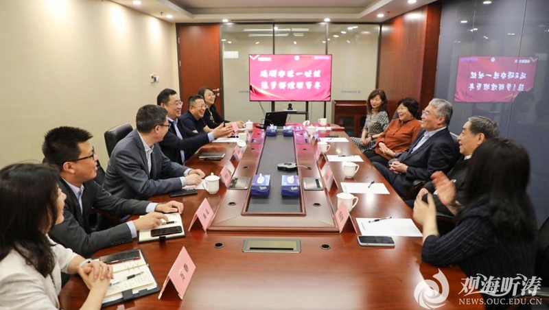 于志刚一行走访校友企业