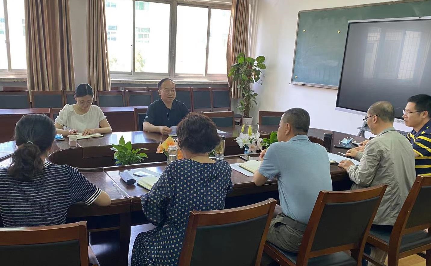 百日冲刺促就业｜党委常委、副校长沈沛龙到联系学院调研指导就业工作