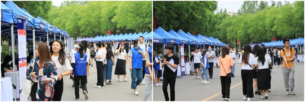 党委书记杨涛现场指导学校春季校园招聘活动