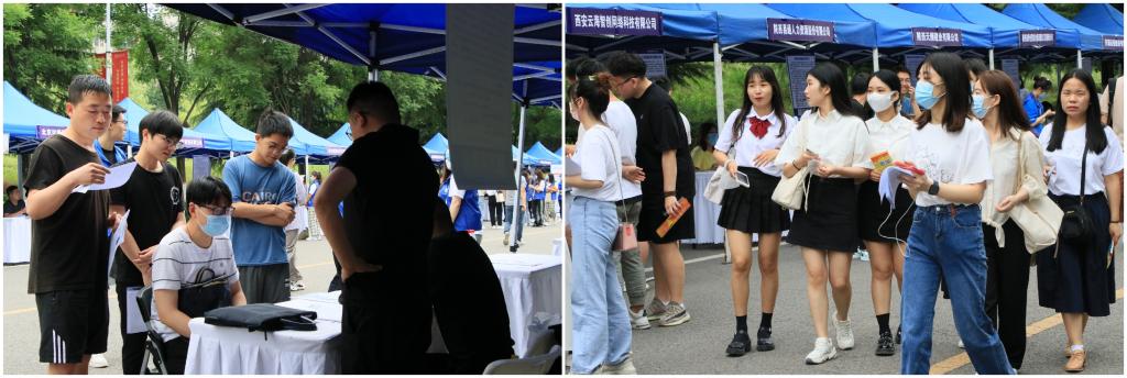 党委书记杨涛现场指导学校春季校园招聘活动