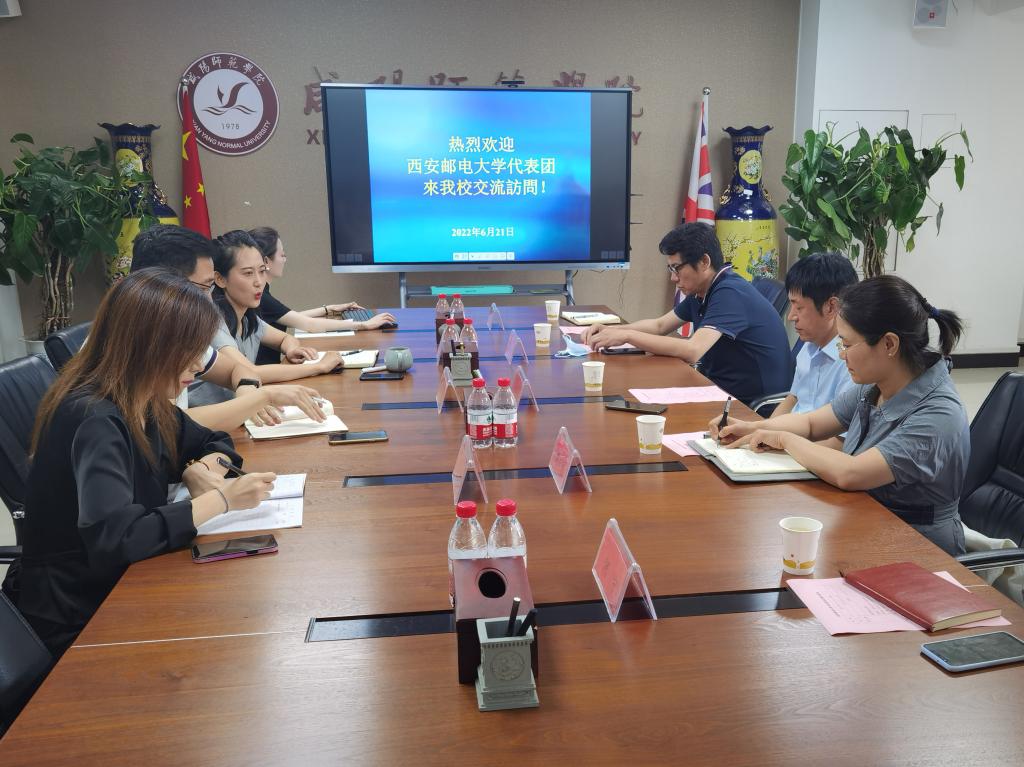 国际合作与交流处赴咸阳师范学院调研交流