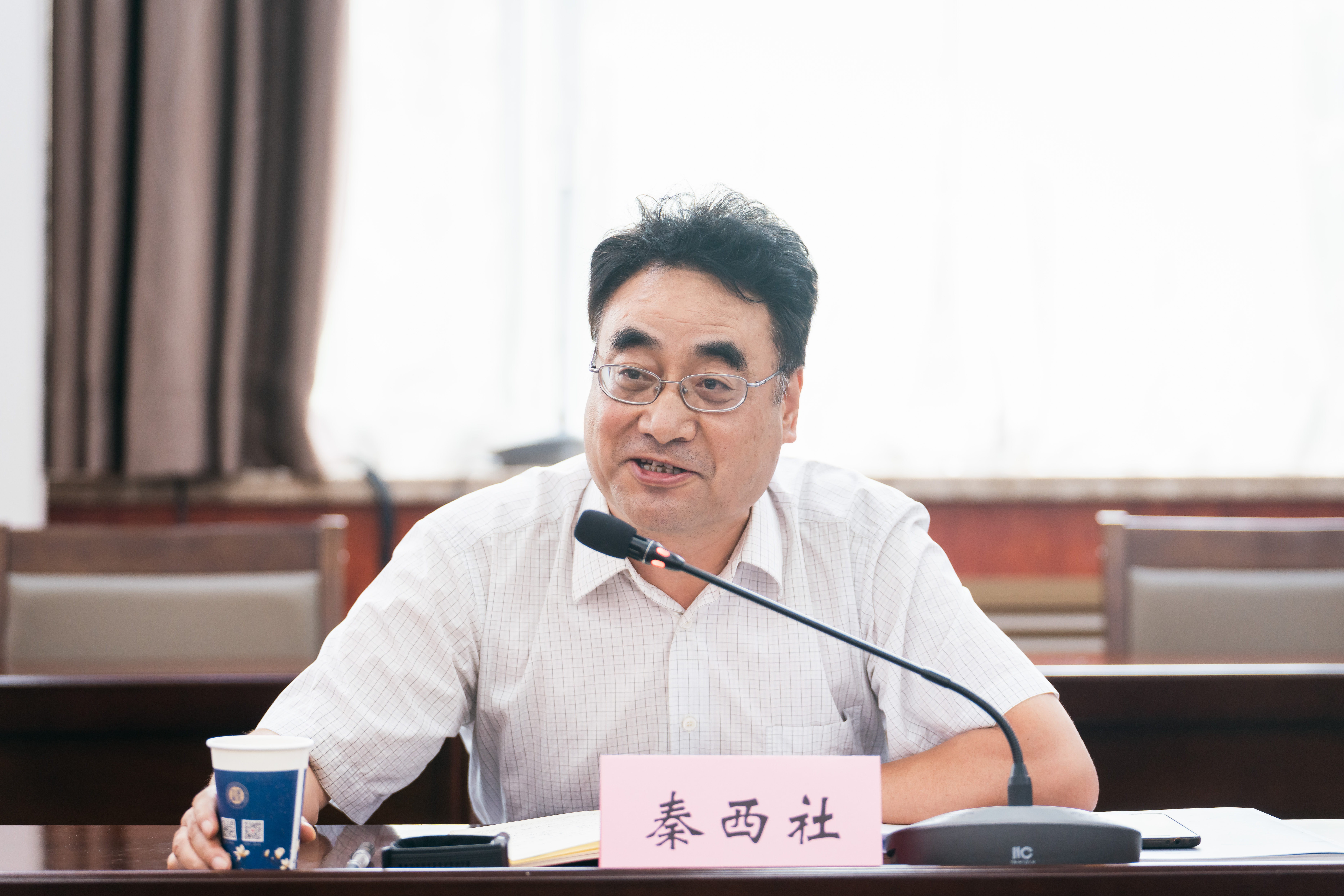 西北地矿集团陕西黄金集团秦西社一行来校洽谈合作