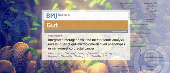 肿瘤医院马延磊团队最新研究成果揭示青年肠癌肠道菌群、代谢物及细菌酶基因特征