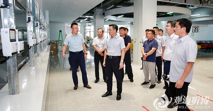 田辉调研指导西海岸校区启用筹备工作