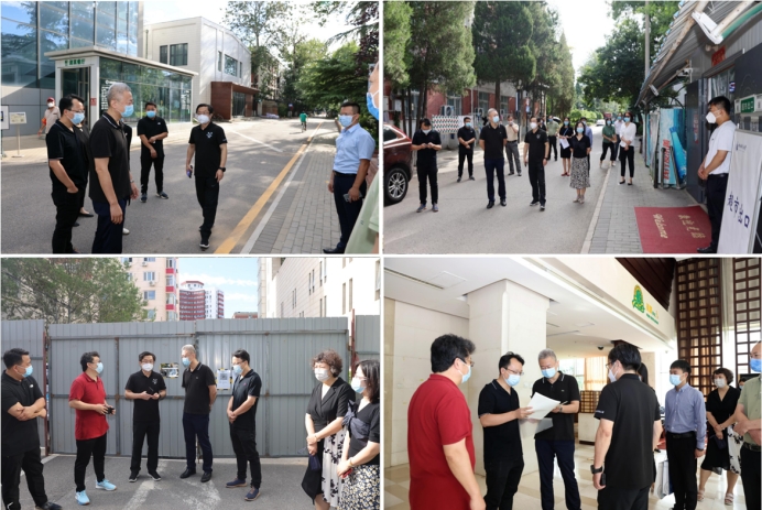 北京市委教育工委副书记沈千帆一行来校督导检查秋季开学返校疫情防控工作