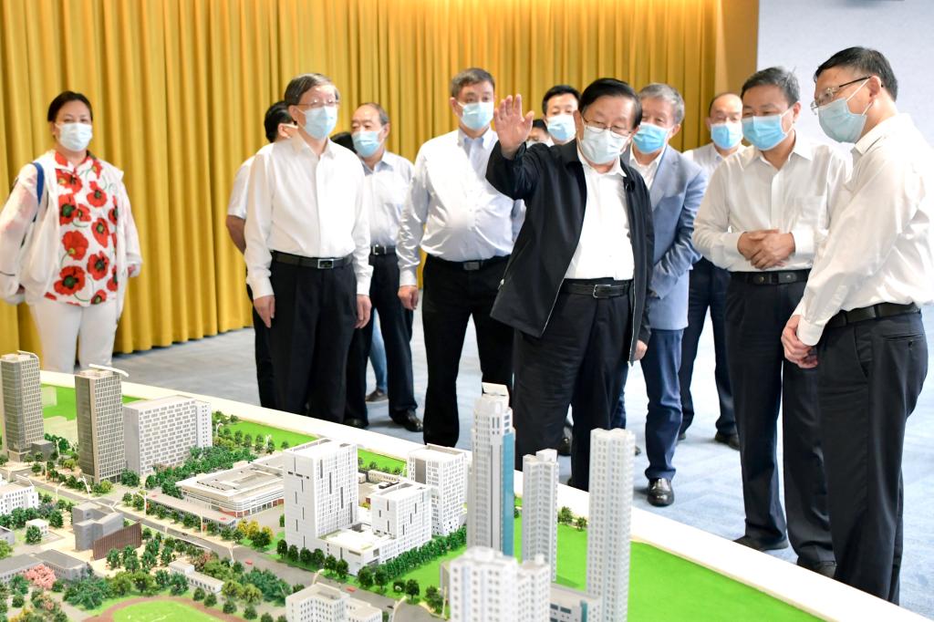 万钢率全国政协专题调研组来校调研