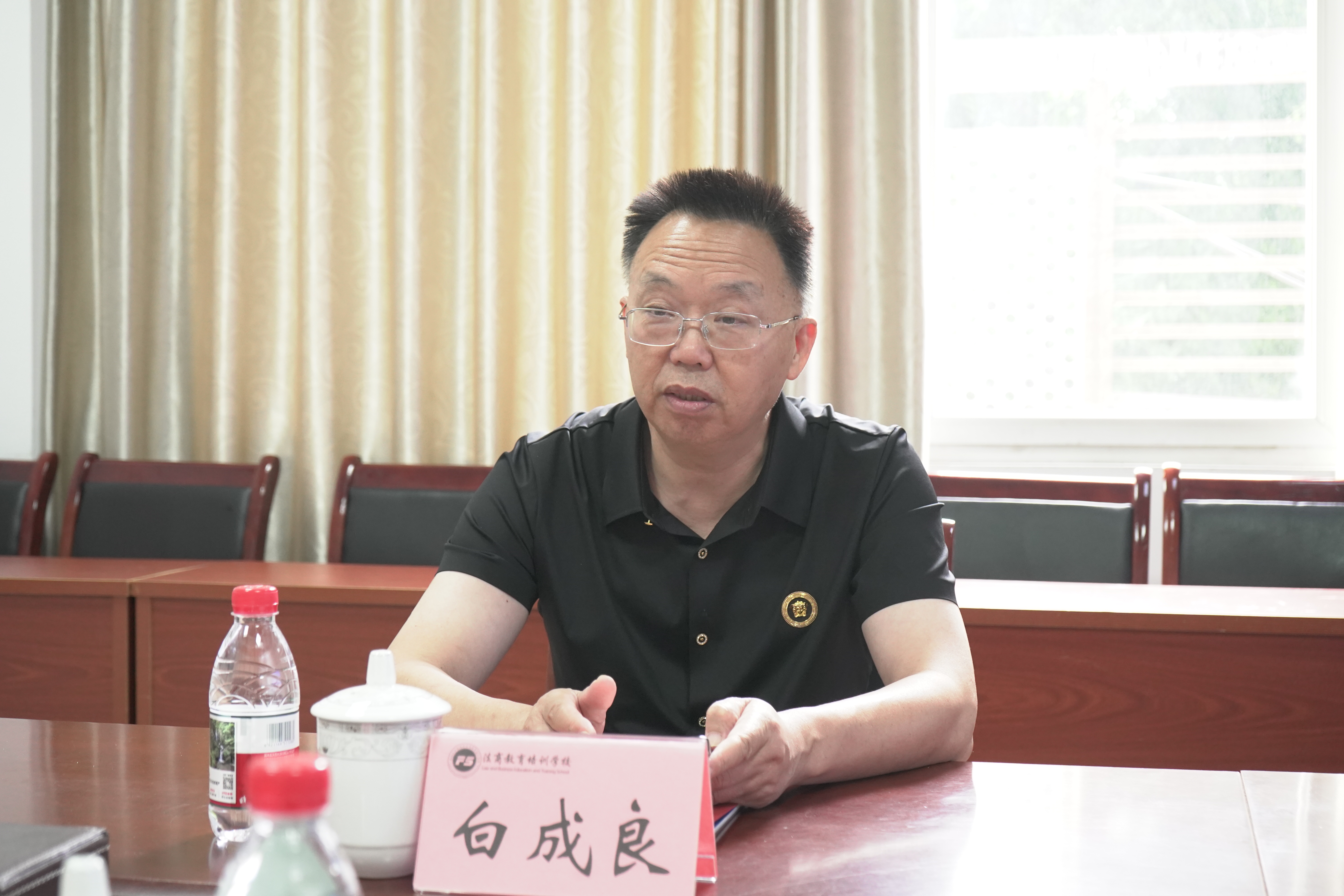 重庆文理学院继续教育学院与重庆法商教育培训学校召开自考项目座谈会