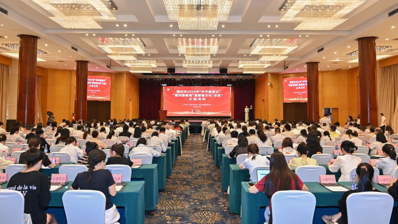 重庆启动2025年“中华慈善日”“重庆慈善周”暨慈善文化“五进” 主题活动