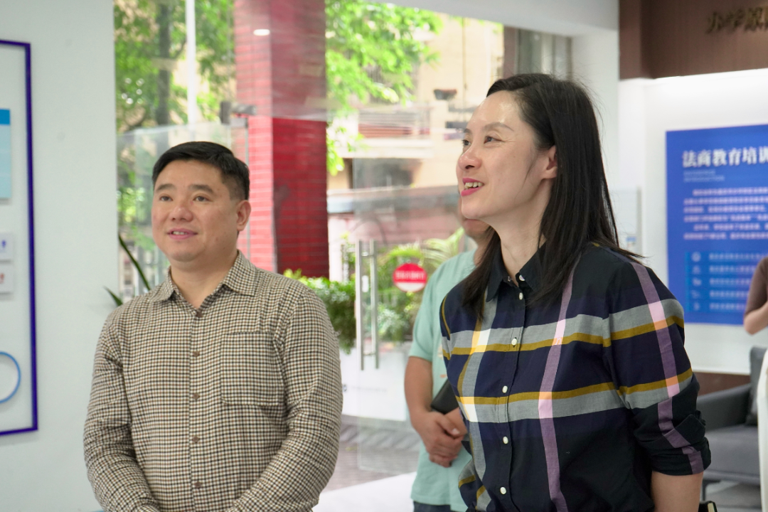 沙坪坝街道调研重庆法商学校 助力企业发展 沙坪坝街道调研重庆法商学校 助力企业发展