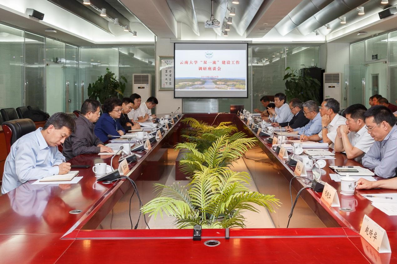 教育部副部长翁铁慧调研云南大学"双一流"建设工作