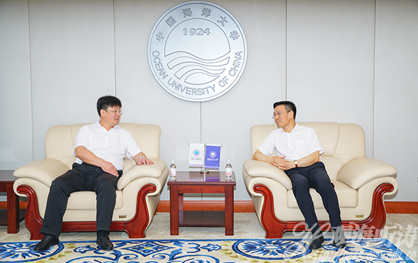 塔里木大学党委副书记、校长张传辉一行到中国海洋大学调研