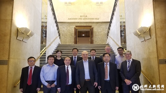 学校代表团赴德国比利时一流大学访问并举行校友联谊会 
