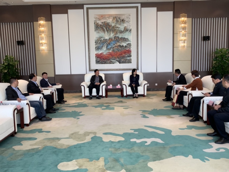 刘晓红校长会见盐城市大丰区区委常委、组织部部长蔡保生一行