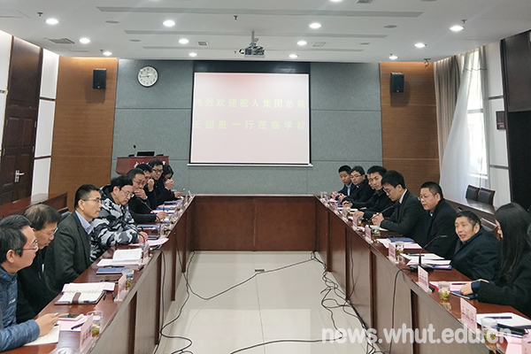 河南驼人集团总裁王国胜一行来访