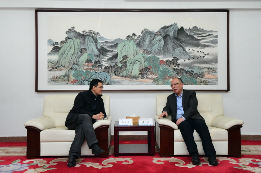 团市委副书记郭文杰一行来我校调研