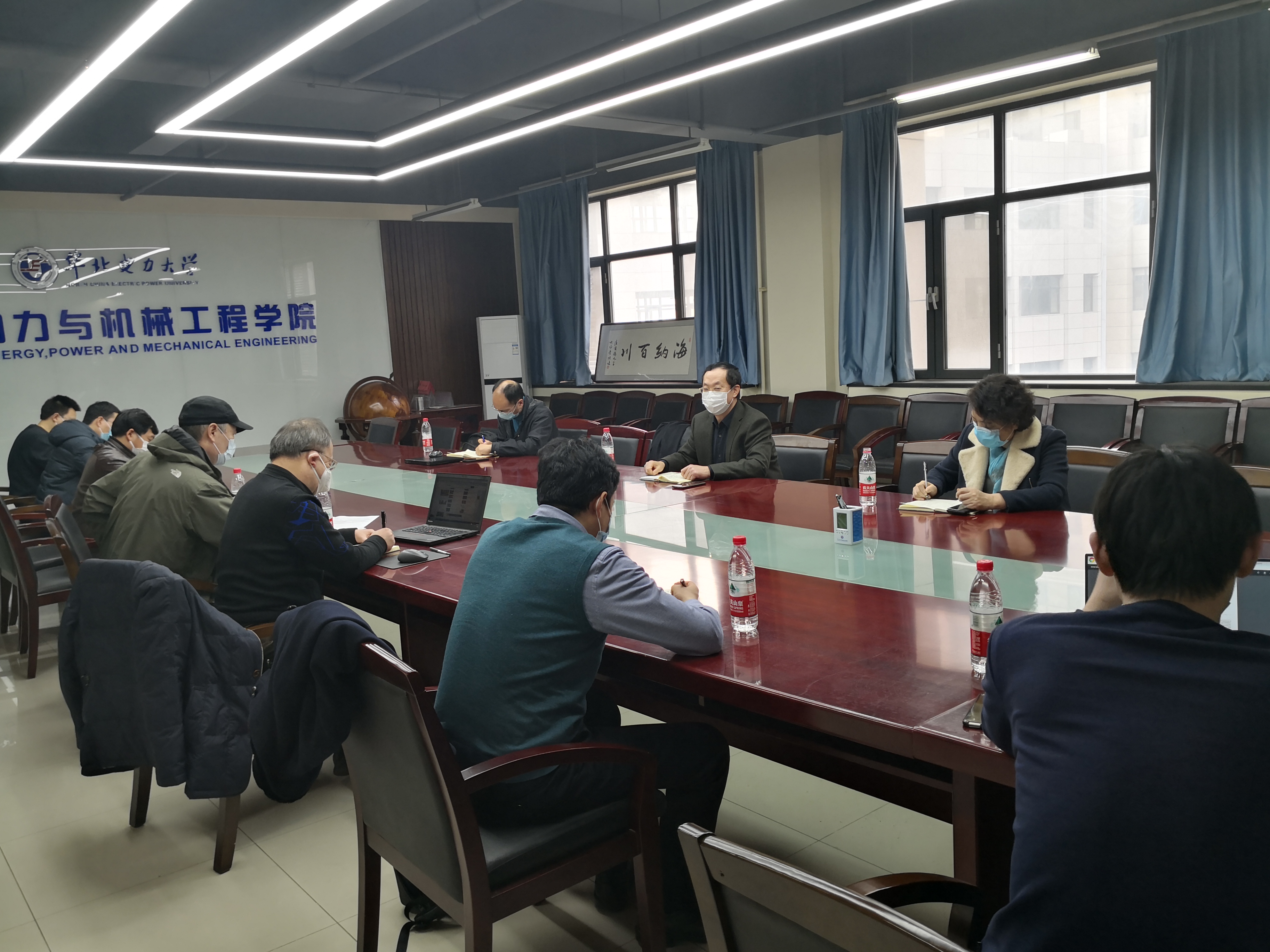 杨勇平调研校内二级单位疫情防控和年度重点工作