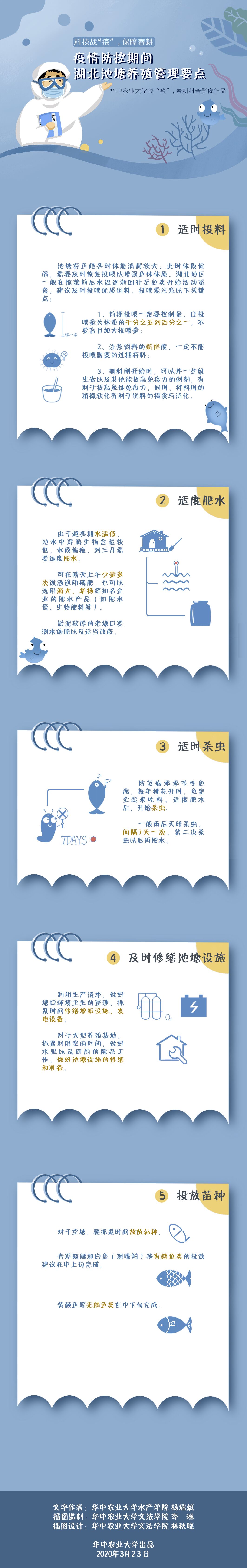 图说科普：疫情防控期间湖北池塘养殖管理要点