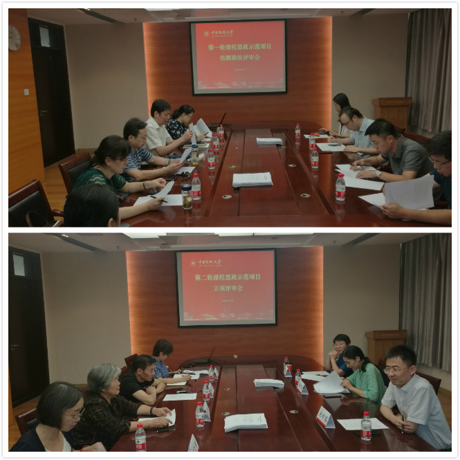 我校召开课程思政示范项目结题验收和立项评审会