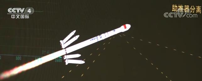 火箭逐级分离的过程图片