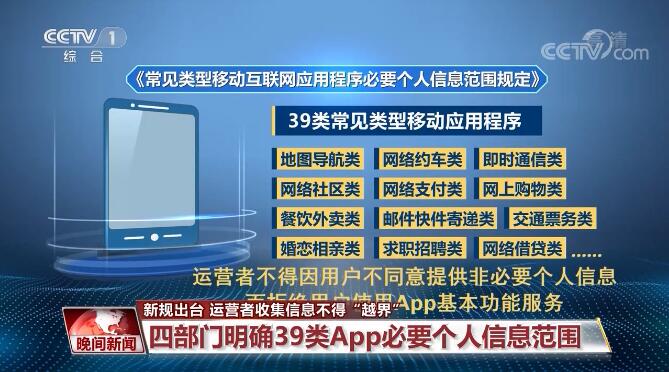 新规来了！App收集个人信息不能再“出圈”