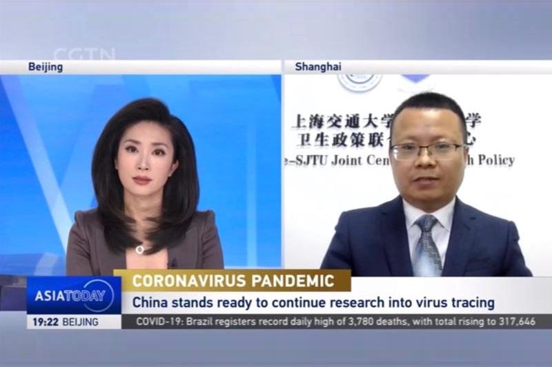 上海交大赵大海教授接受央视专访：世卫组织新冠病毒溯源报告的新发现