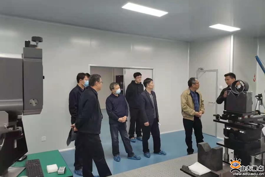 ［合作交流］韩占文院士一行到前沿交叉科学青岛研究院调研