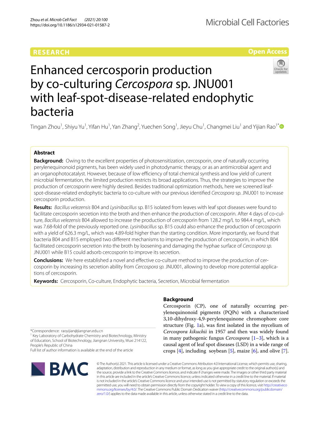 生物工程学院本科生在MicrobialCellFactories期刊发表学术论文