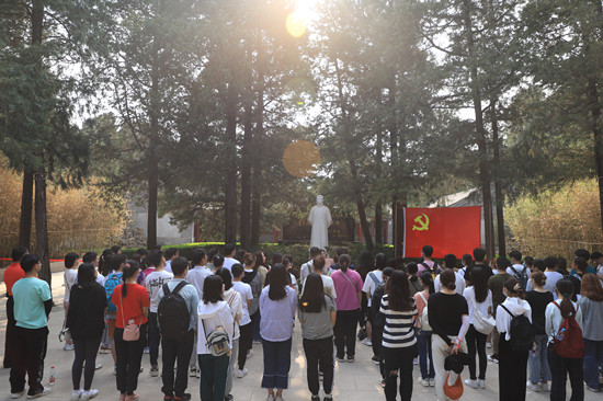 【党史学习教育】资环学院开展“永远跟党走”徒步实践活动