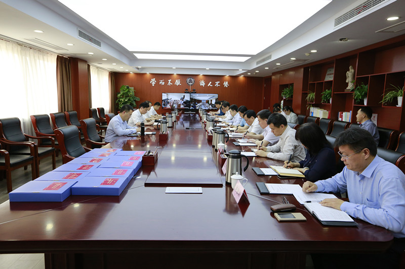 【党史学习教育进行时】省委党史学习教育第五巡回指导组到曲阜师大指导党史学习教育工作