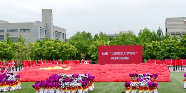 【新闻特写】在党旗下跃动，在青春里闪光