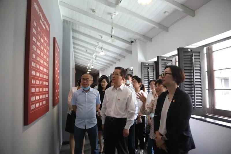 [党史学习教育]上海交通大学医学院师生代表瞻仰红色革命旧址