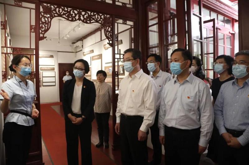 [党史学习教育]上海交通大学医学院师生代表瞻仰红色革命旧址