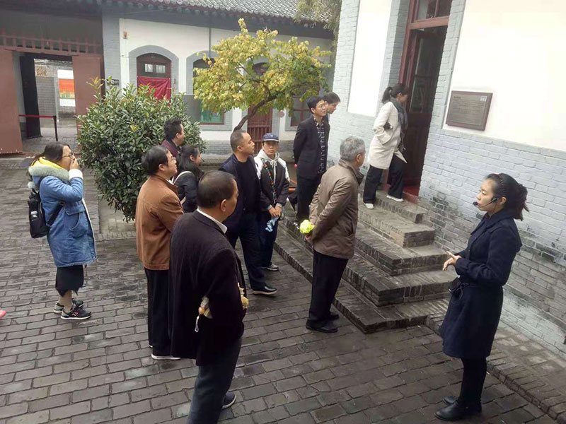 海门市人民法院党性修养与能力提升培训班参观学习八路军办事处