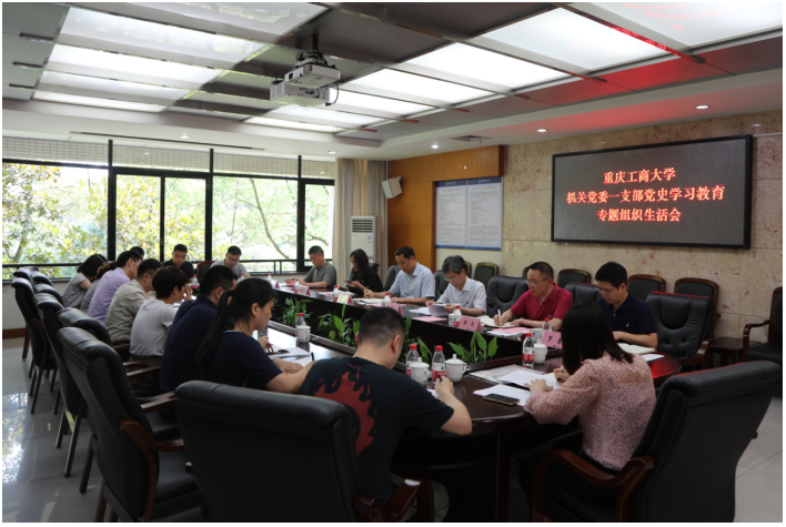 市委巡回指导组现场指导我校党史学习教育专题组织生活会