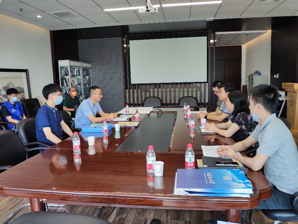 中央国家机关人民防空办公室检查组到我校检查人防工程及普通地下室资产规范使用工作